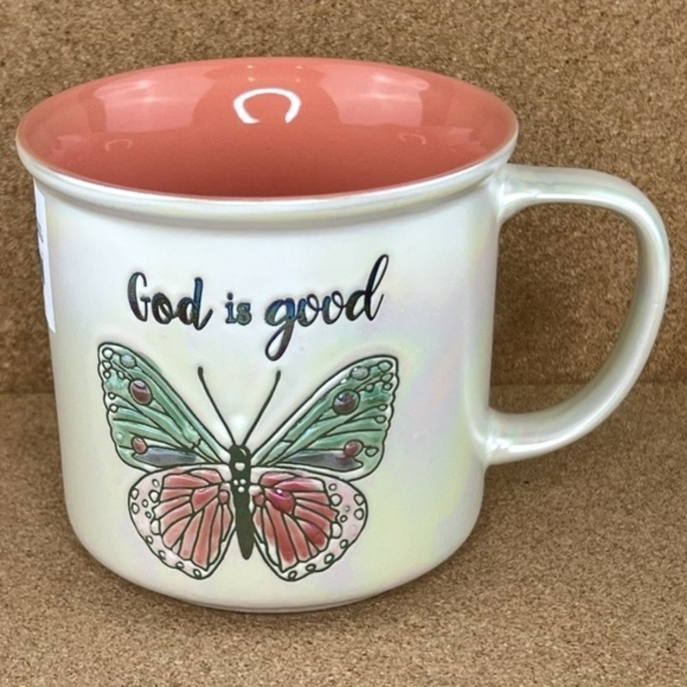 Spectrum - ‘God is Good Butterfly’ Ceramic Mug. NWT
